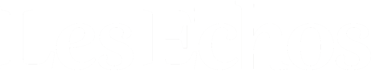 LES ECHOS logo blanc